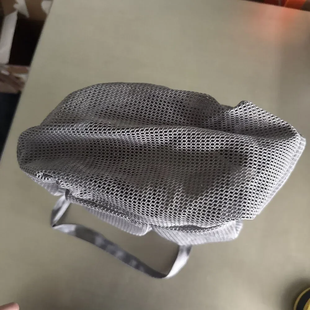 Bathroom Caddy Shower Tote Bag, Small, Gray, Mesh